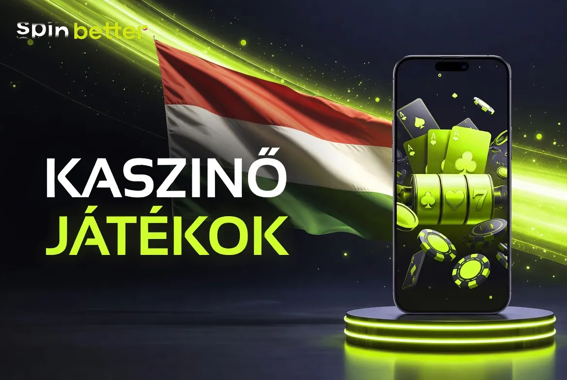SpinBetter casino lobbi magyar nyelvű felülettel és forintos egyenleggel